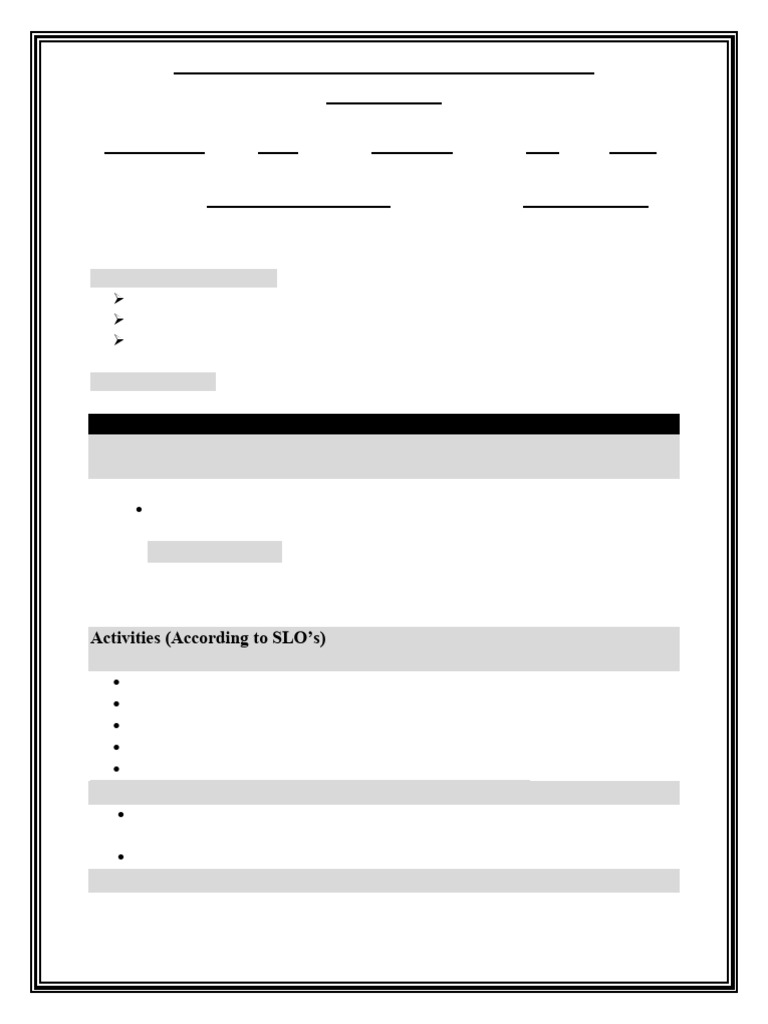 Lesson Plan 1 (KWL) | PDF