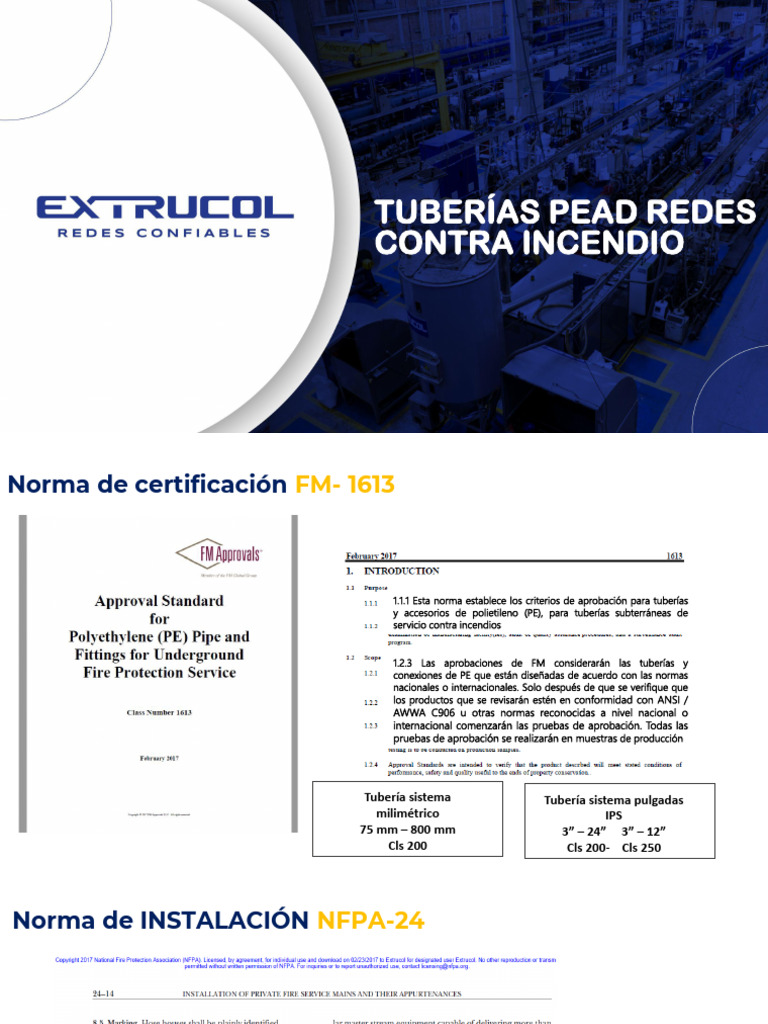 Rci FM 1613 - Extrucol | PDF | Tubería (transporte de fluidos ...