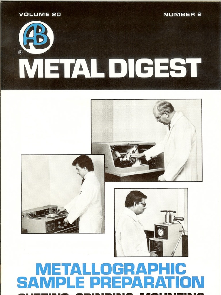 Metallographic Sample Preparation Guide | PDF | Epoxy | Abrasive