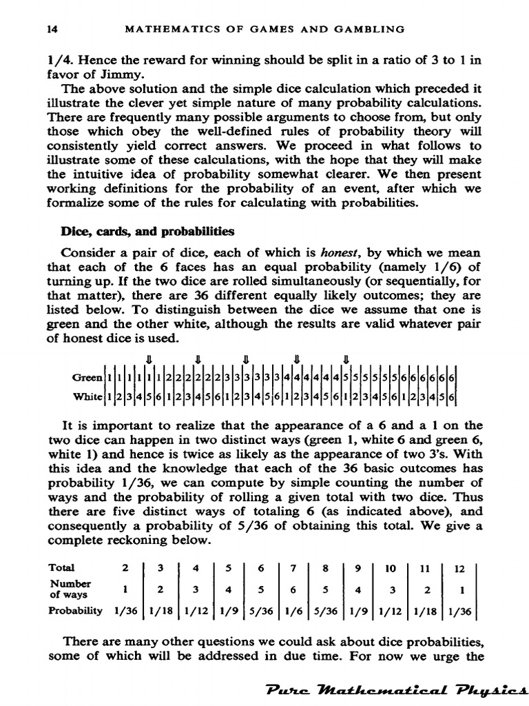 Pure Mathematical Physics | PDF