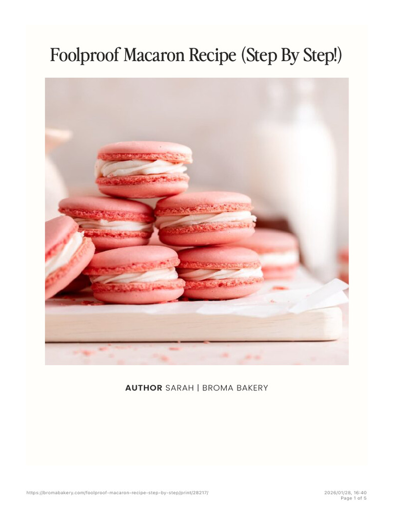 Foolproof Macaron Recipe (Step by Step!) - How To Make French Macarons ...