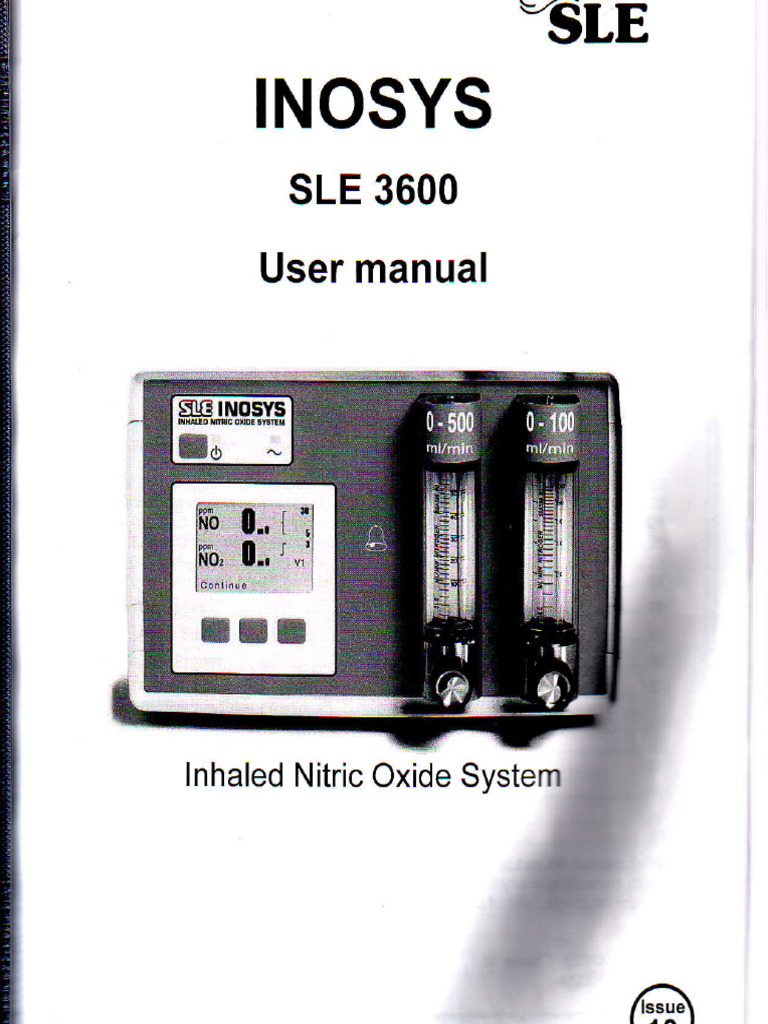 Operator Manual SLE 3600 | PDF | Equipment