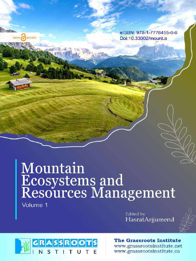 Mountain Ecosystems and Resources Management Vol1 Obooko | PDF ...