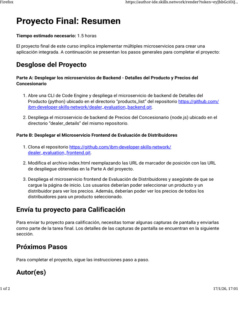 Proyecto Final Resumen | PDF | Desarrollo de software | Ingeniería de ...