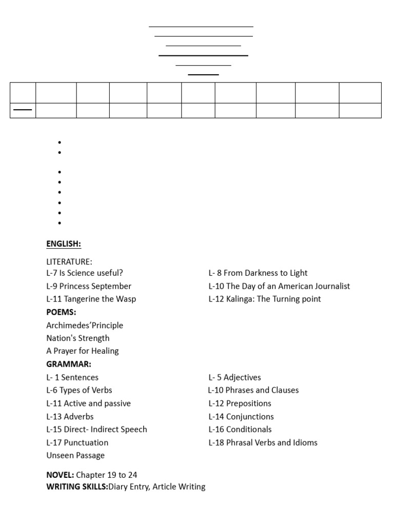 Class 8 | PDF