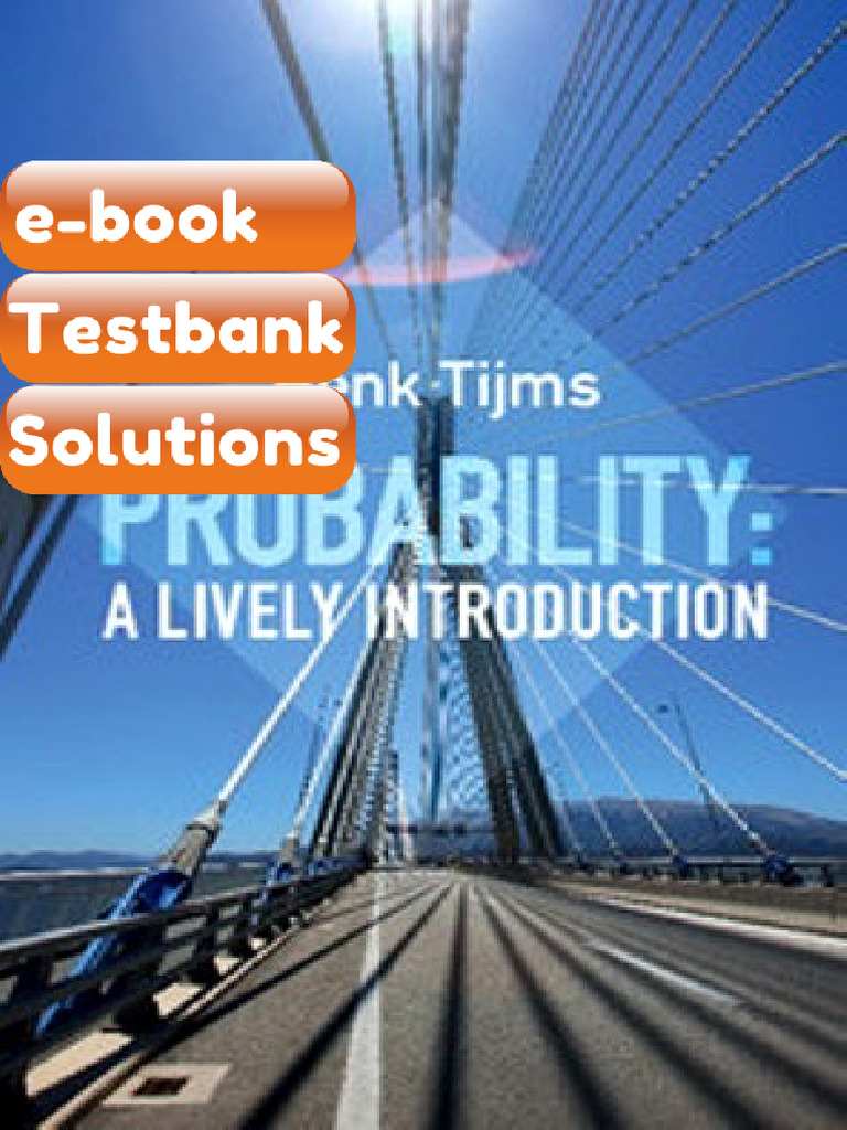 Ebook & Testbank Probability A Lively Introduction 1E Tijms | PDF ...