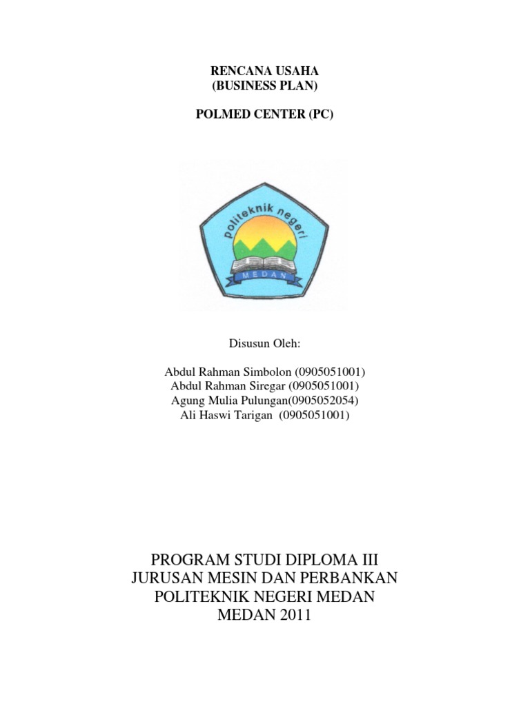 Rencana Usaha POLMED Center | PDF