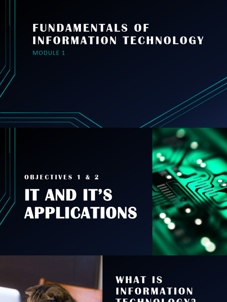 IT Unit 1 - IT ITs Applications | PDF | Information System | Computer ...