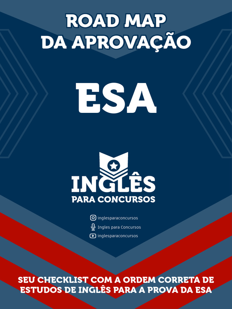 ESA Road Map Da Aprovacao ESA 2026 | PDF | Pronome | Linguística