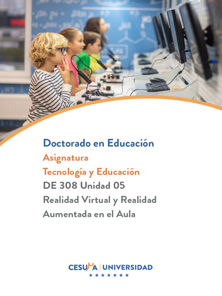 Unidad 05. Realidad Virtual y Realidad Aumentada en El Aula | PDF ...