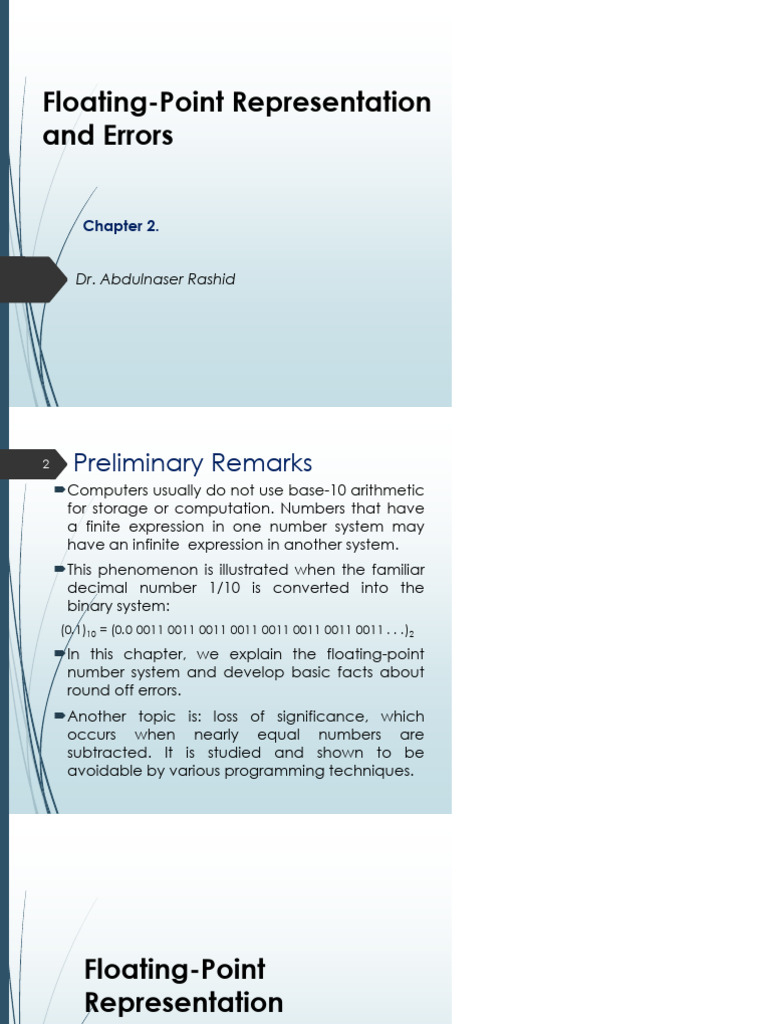 Resize-PDF Resize-PDF Lec4 Floating-Point Representation and Errors ...