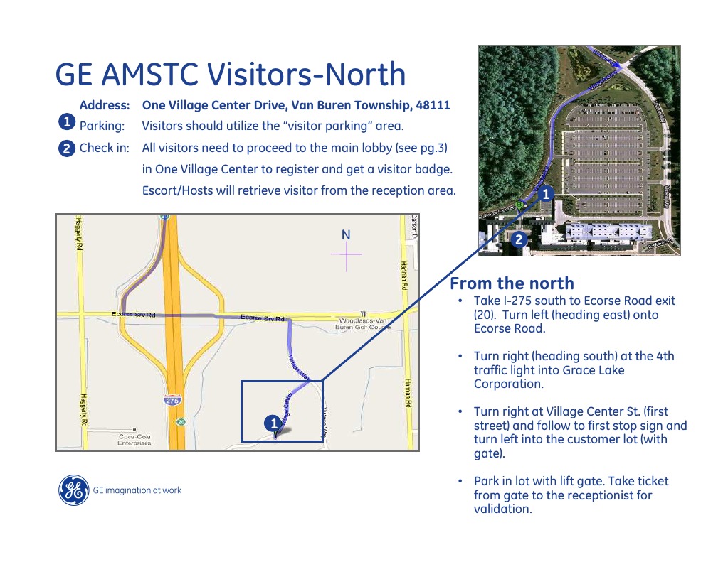 GE AMSTC Visitor Guidelines | PDF | Business