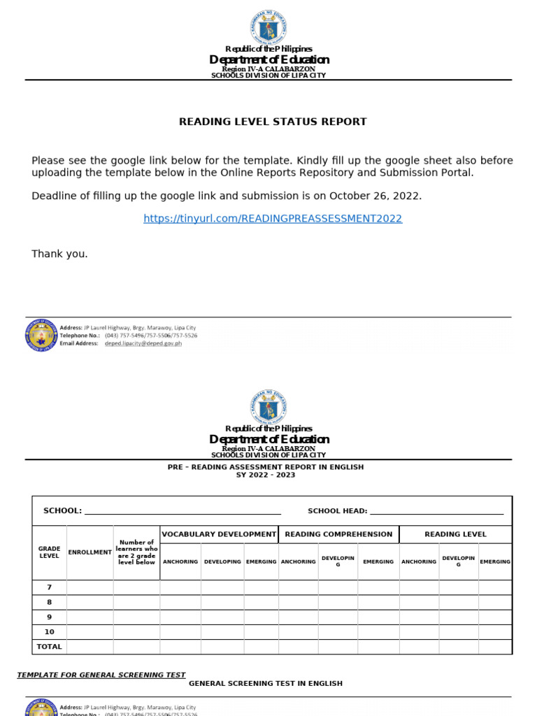 Fil and Eng Reading Report | PDF | Psycholinguistics | Communication