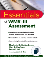 Essentials of Psychological Assessment