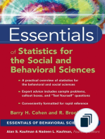 Essentials of Behavioral Science