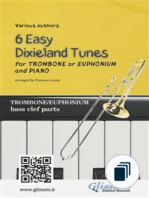 6 Easy Dixieland Tunes - Trombone/Euph & Piano