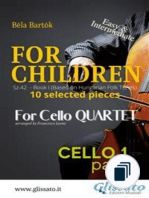 "For Children" by Bartók - Cello Quartet