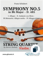 Symphony No.5 by Schubert - String Quartet