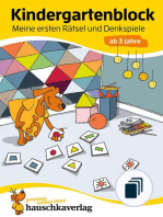 Übungsmaterial für Kindergarten und Vorschule