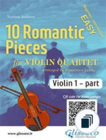 10 Romantic Pieces - Violin Quartet