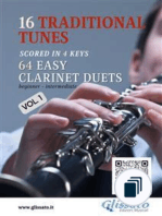 16 Traditional Tunes - Easy Clarinet duets