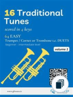 Traditional Tunes - Easy Trumpet duets