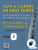 Flute and Clarinet Easy Duets