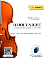 O Holy Night - Solo, Choir SATB, small Orchestra and Piano