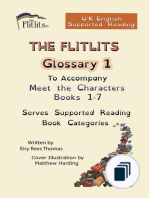 THE FLITLITS, Glossaries, To Accompany All Supported Reading Book Titles, U.K English Versions