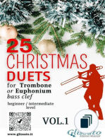 Christmas duets for Trombone or Euphonium B.C.