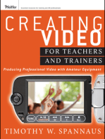 Creating Video for Teachers and Trainers: Producing Professional Video with Amateur Equipment