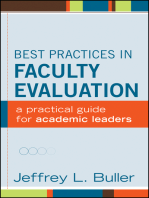 Best Practices in Faculty Evaluation: A Practical Guide for Academic Leaders