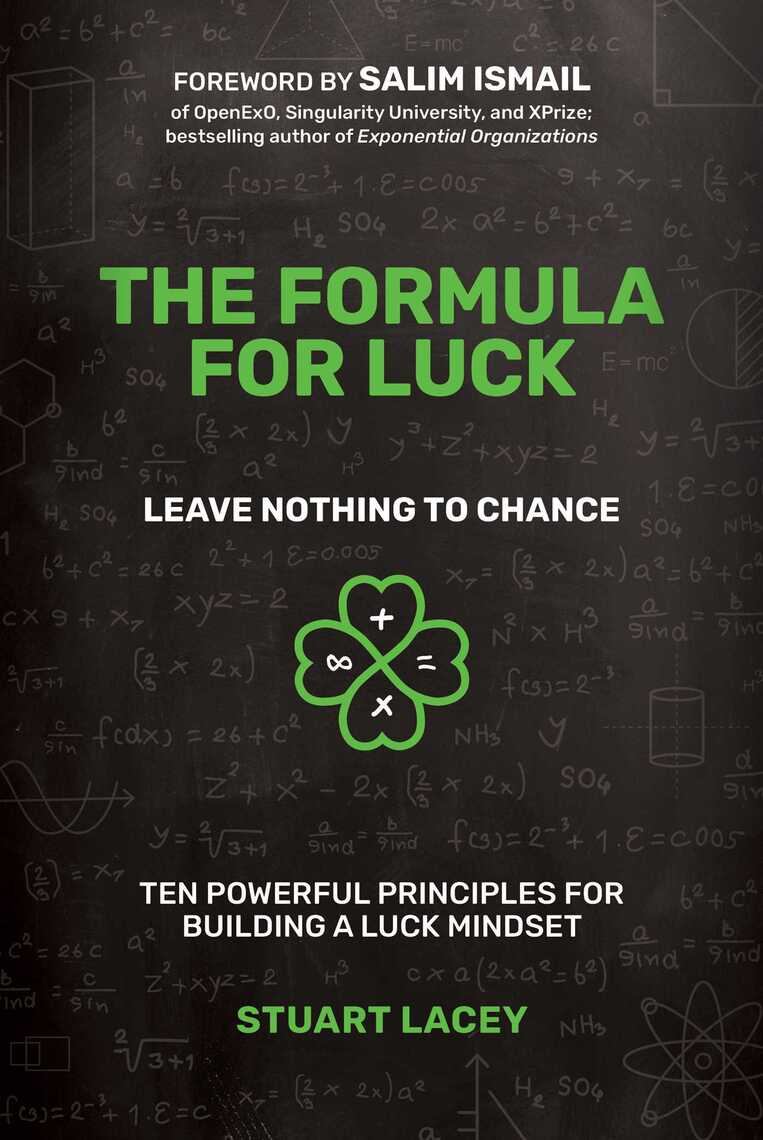Formula For Luck by Stuart Lacey, Salim Ismail (Ebook) - Read free for ...
