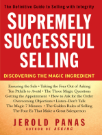 Supremely Successful Selling: Discovering the Magic Ingredient