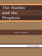 The Rabbis and the Prophets