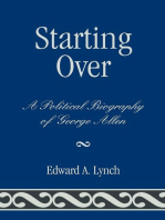 Starting Over: A Political Biography of George Allen