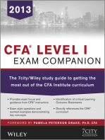CFA Level I Exam Companion: The 7city / Wiley Study Guide to Getting the Most Out of the CFA Institute Curriculum