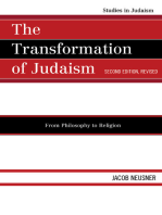The Transformation of Judaism: From Philosophy to Religion