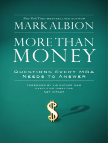 More Than Money By Mark Albion Ebook Scribd
