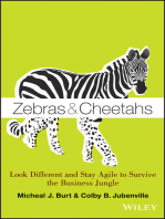 Zebras and Cheetahs: Look Different and Stay Agile to Survive the Business Jungle