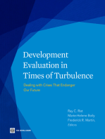 Development Evaluation in Times of Turbulence