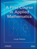 A First Course in Applied Mathematics