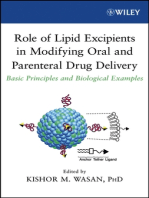 Role of Lipid Excipients in Modifying Oral and Parenteral Drug Delivery: Basic Principles and Biological Examples