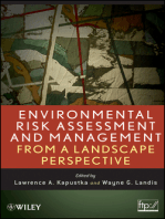 Environmental Risk Assessment and Management from a Landscape Perspective