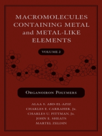 Macromolecules Containing Metal and Metal-Like Elements, Volume 2: Organoiron Polymers