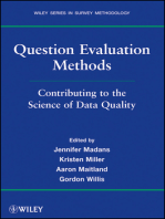 Question Evaluation Methods: Contributing to the Science of Data Quality