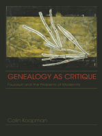 Genealogy as Critique: Foucault and the Problems of Modernity