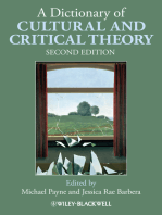 A Dictionary of Cultural and Critical Theory