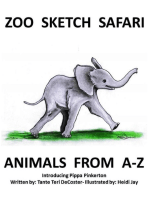 Zoo Sketch Safari: Animals From A-Z