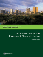An Assessment of the Investment Climate in Kenya